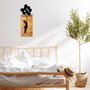 Wallity Child And Balloons Escultura de pared en Negro